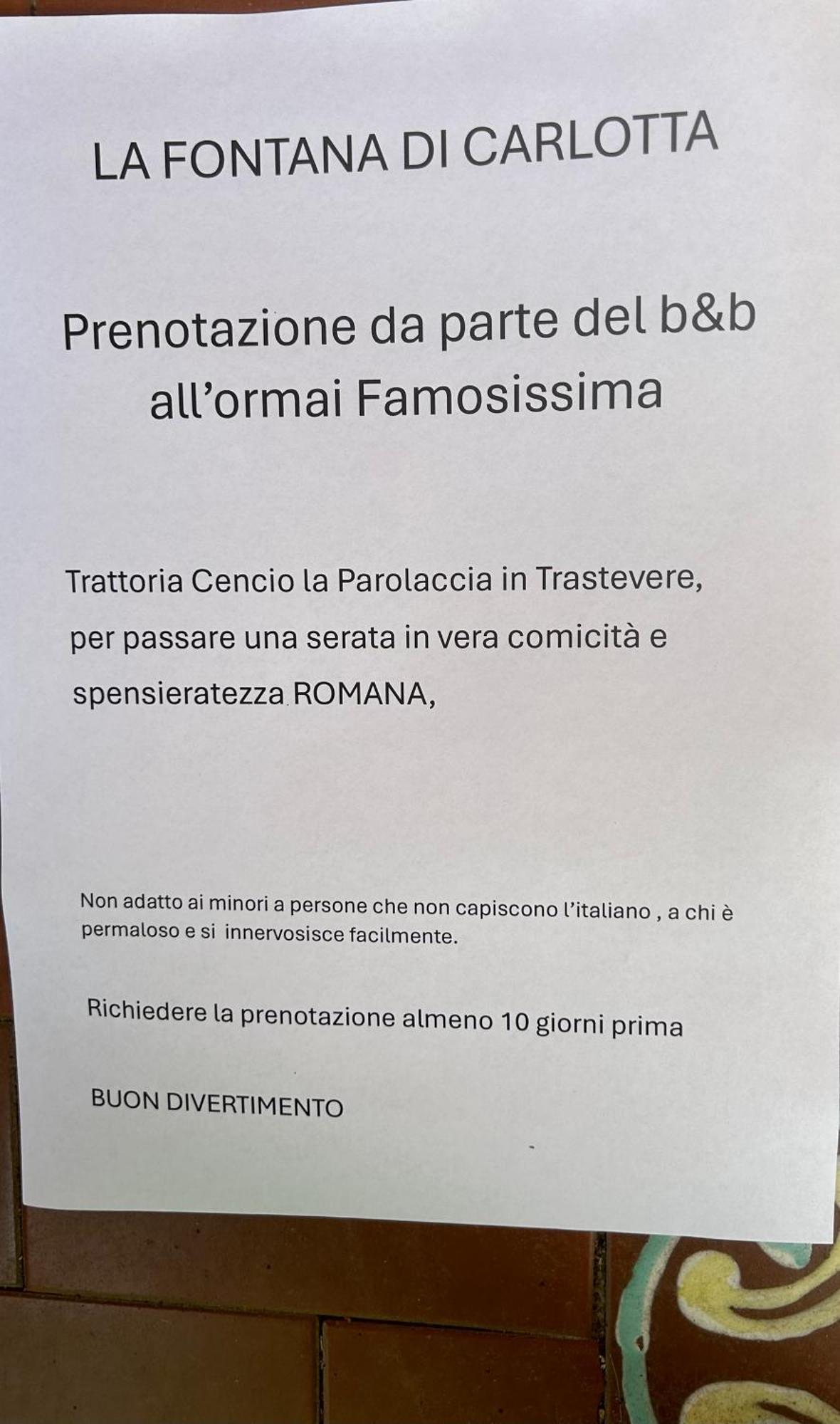 Bed and Breakfast La Fontana Di Carlotta Рим Екстер'єр фото